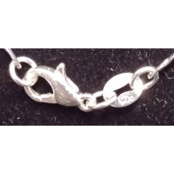 Sterling Silver 925 Plated 18 Inch Figaro Chain Necklace New 1/16th+" Wide New - Picture 2 of 4